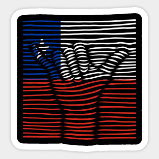 Chile Proud Flag, Chile gift heritage, Chilean girl Boy Friend Chileno Sticker